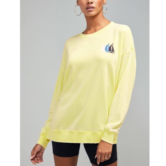 NWT Wildfox Burnout Road Trip Sweater Size XS - Picture 2 of 8